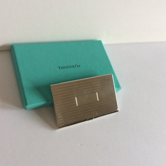 Tiffany Sterling Silver Business Card Case