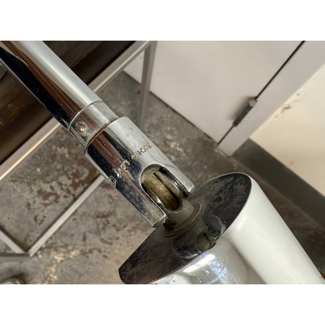 Vintage Koch & Lowy Articulating Swing Arm Chrome Desk Lamp For Sale - Image 10 of 12