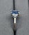 1.97 Ct Gia Certified Natural Sapphire & Diamond Ring Size 6.5 For Sale - Image 4 of 9