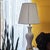 Vintage Paul Hanson White Porcelain Table Lamp on Brass Pagoda Base, Usa For Sale - Image 18 of 18
