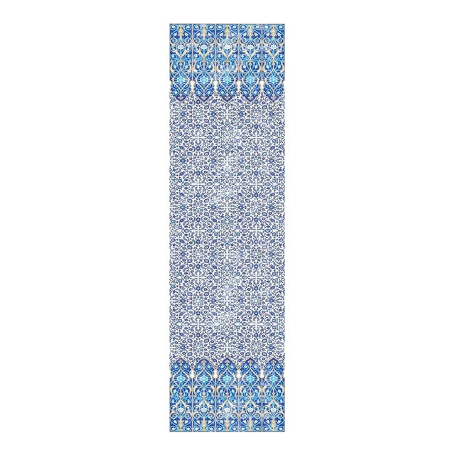 Nicolette Mayer through The House of Scalamandre Iznik Overdye Wall Panel, Classic For Sale