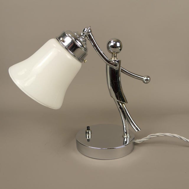 Vintage Bauhaus Table Lamp, 1920s For Sale - Image 6 of 8