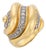 1980s Andrew Clunn 2.00 Carat Diamond 18k Yellow Gold Cocktail Ring, Size 5.5 For Sale