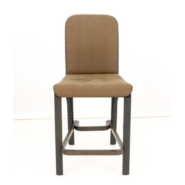 Contemporary Painted Wood Counter Stools, 6 For Sale - Image 4 of 8