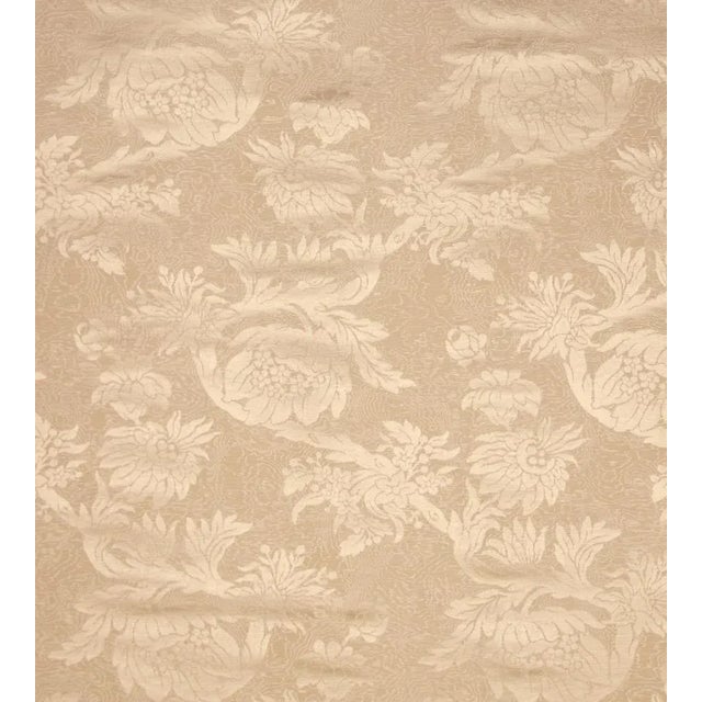 Traditional Sample - The House of Scalamandré Damas Parc Monceau Fabric, Cream For Sale - Image 3 of 3