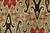 Ikat Rug 6’1” X 8’10” Blue Wool Hand-Knotted Oriental Carpet For Sale - Image 10 of 14