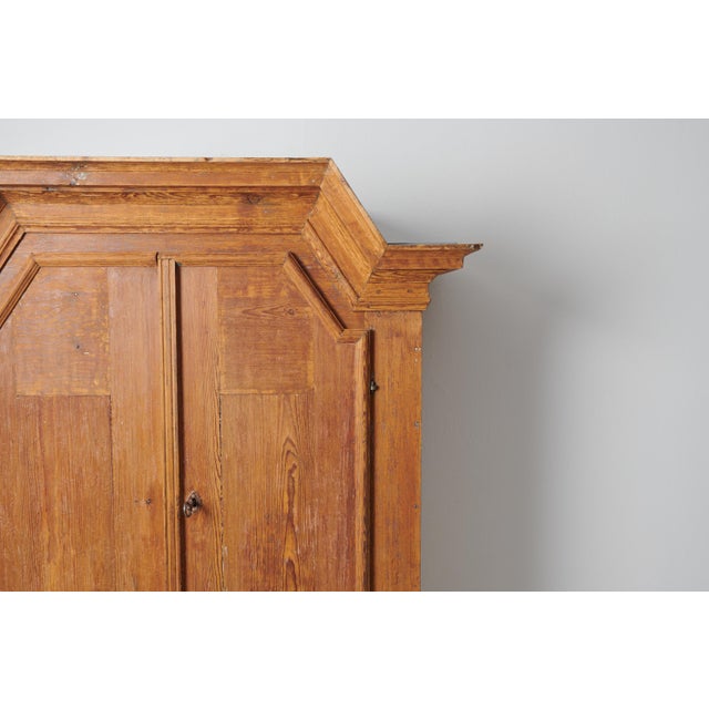 Swedish Folk Art Pine Cabinet For Sale - Image 9 of 17