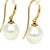 A timeless pair of Paspaley Shepherd Hook earrings crafted in 18ct yellow gold, showcasing the Maison’s signature Keel...