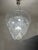 Mid-Century Modern Contemporary Modern Clear "Petals" Murano Style Glass Chandelier For Sale - Image 3 of 12