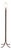 Christopher Thomson Style Wrought Iron Floor Lamp For Sale