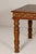 Large Dining Room Table with Carved Apron, Floral Motifs and Turned Legs For Sale - Image 9 of 12