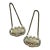 Estate Wallace Sterling Silver Liquor Collar Tags, a Pair For Sale