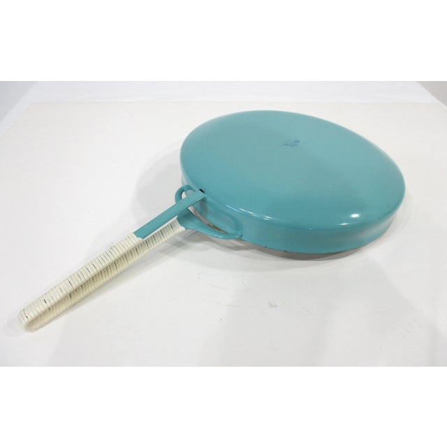 Sky Blue Early Dansk Koben Style Sauté Pan by Jens Quistgaard Denmark For Sale - Image 8 of 10