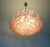 Large Murano Glass Chandelier with 101 Pink Lattimo Glass Petals, 1990s For Sale - Image 13 of 16
