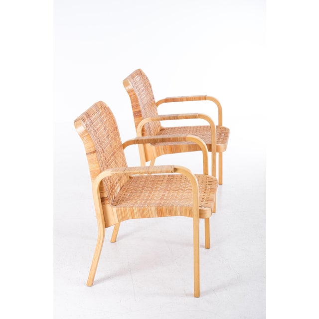 Set of Model 45 Armchairs attributed to Alvar Aalto for Artek, 1970s For Sale - Image 11 of 14