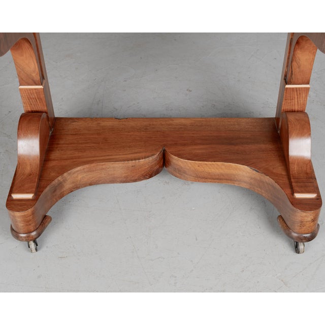 19th Century French Louis Philippe Walnut Console For Sale - Image 10 of 10