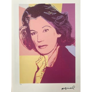 After Andy Warhol, Milred Scheel, 1980s, Lithograph For Sale