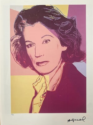After Andy Warhol, Milred Scheel, 1980s, Lithograph