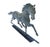 American Antique American Large Gilt Copper Horse Weathervane For Sale - Image 3 of 13
