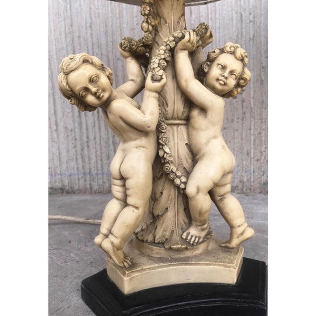 1980s Resin Table Lamps by Gino Ruggeri for Tito Bianchi, 1980s, Set of 2 For Sale - Image 5 of 16