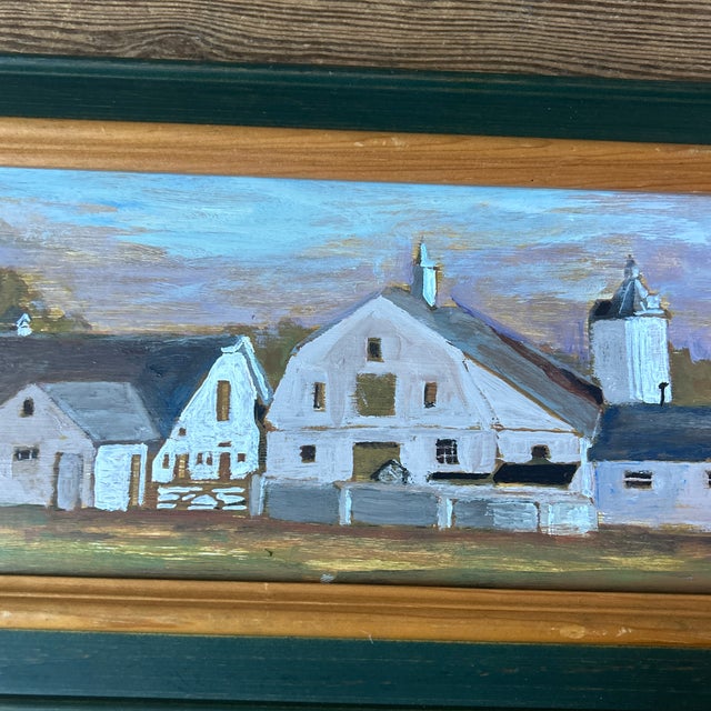 Contemporary Contemporary Original Painting by Stephen Heigh “County Farm” For Sale - Image 3 of 5