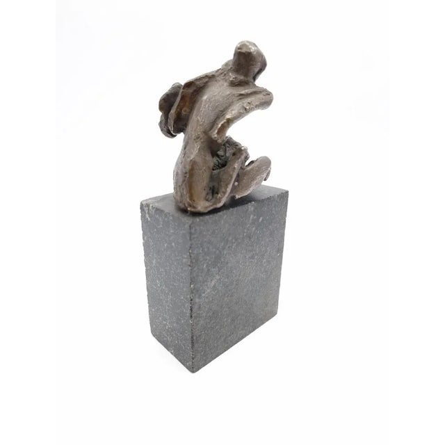 1960s Contemporary Cast Bronze Sculpture, 1960s For Sale - Image 5 of 11