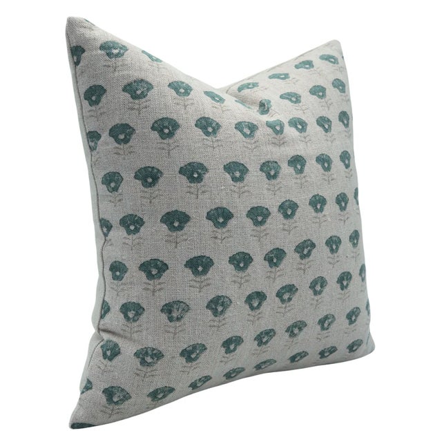 Elevate your living space with our Kohinoor Block Print Cushion Cover, crafted from luxurious thick linen for a rich...