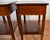 1940s Pair Biggs Virginia English Sheraton Mahogany Side Tables / End Tables For Sale - Image 17 of 18