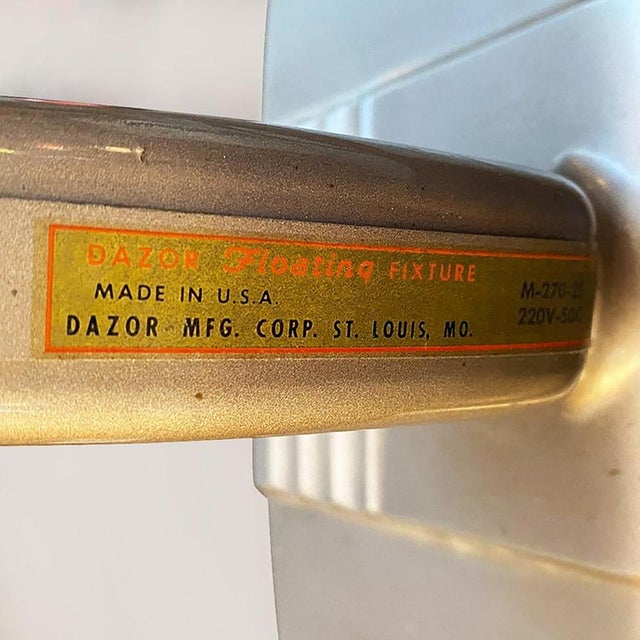 American M270 Adjustable Lamp with Magnifying Glass from Dazor Floating Fixture, 1960s For Sale - Image 14 of 16