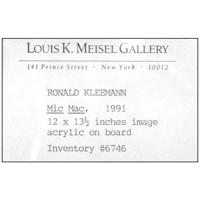 1990s Mic Mac, Ron Kleemann For Sale - Image 4 of 7
