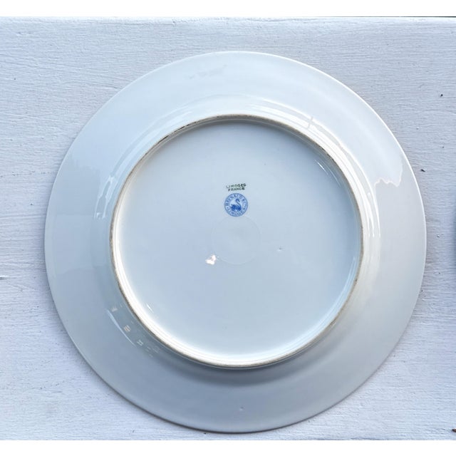 French Limoges Raynaud Plates - Set of 3 For Sale - Image 10 of 11