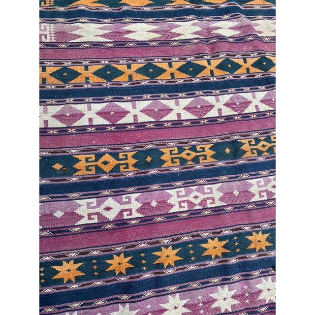 Vintage Tribal Kilim, 1920s For Sale - Image 3 of 18