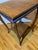 Wood Antique Square Handcarved Apron 2 Tier Side Table Cabriole Style Legs For Sale - Image 7 of 8