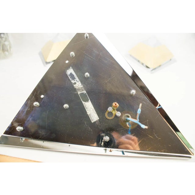 Bicolor Hollywood Regency Metal Sconces, 1970s, Set of 3 For Sale - Image 16 of 17