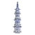 Ceramic Blue & White Pagoda For Sale