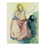 1960 Salvador Dali Woodcut Beatrice Paradise 4 For Sale