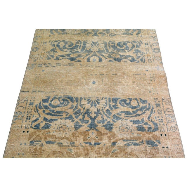 Turkish Vintage Turkish Hand Knotted Wool Rug, 3'1''x11' For Sale - Image 3 of 4
