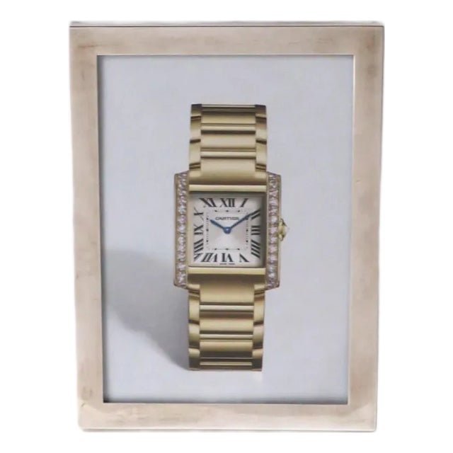 Cartier Sterling Silver Picture Frame For Sale