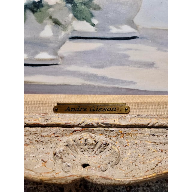 Andre (Gittelson) Gisson -Still Life of Wild Roses -Oil Painting For Sale In Los Angeles - Image 6 of 11