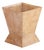 Parchment Covered Waste Basket in the Manner of Jean-Michel Frank For Sale