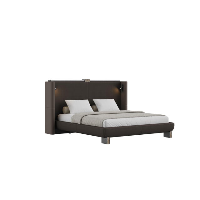 Not Yet Made - Made To Order Broadway Bed by Porus Sudio For Sale - Image 5 of 18