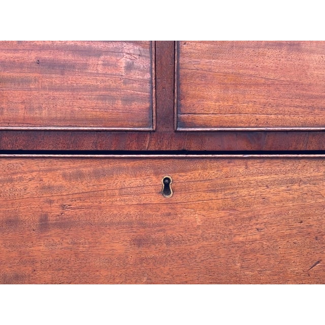 Mid 19th C. English "Two Over Three" Chest of Drawers - Highly Detailed, Original Brasses For Sale - Image 6 of 17