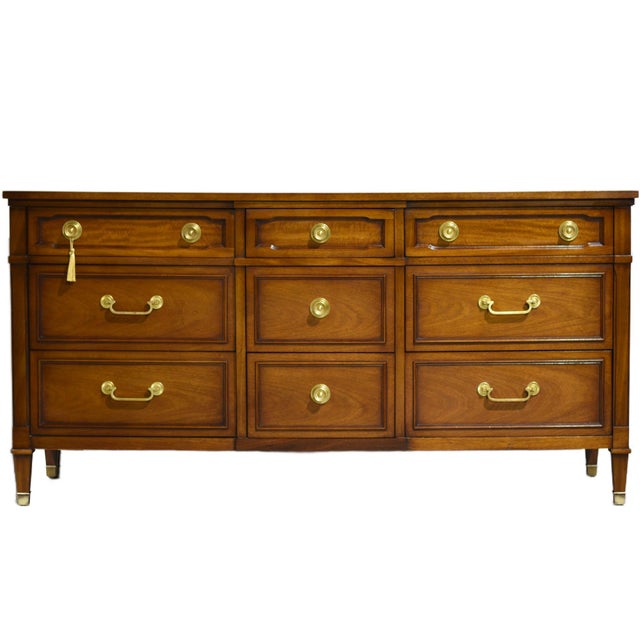 Mid Century Transitional 9 Drawer Dresser by Drexel For Sale - Image 14 of 14