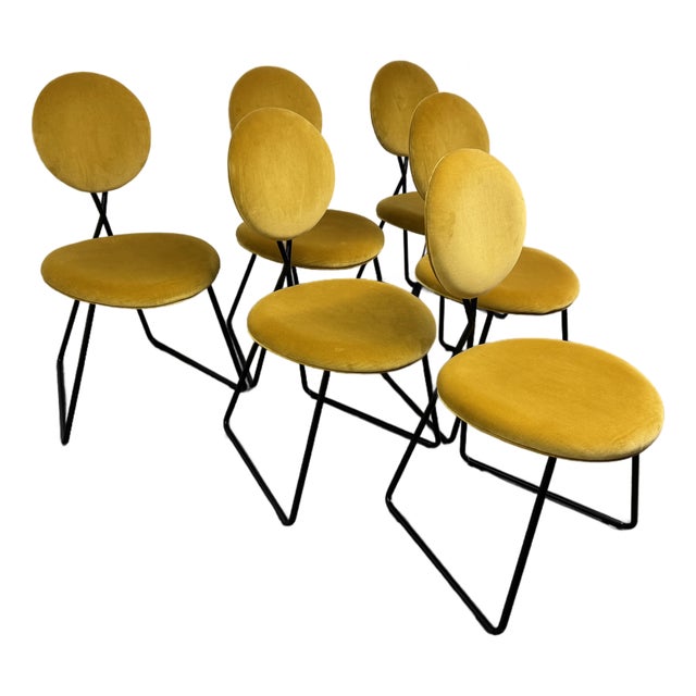 Jonathan Adler Caprice Dining Chairs, Set of Six For Sale