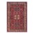 Southwestern Super Kazak Red/Tan Wool Rug - 4'3'' X 5'8'' For Sale