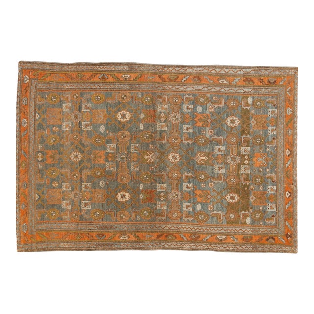 Vintage Distressed Mehreban Rug - 3'11" x 5'9" For Sale