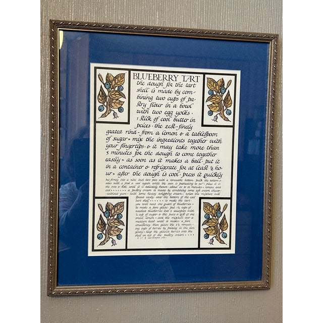 Mid-Century Calligraphed Recipes - Set of 13 For Sale In Santa Fe - Image 6 of 13