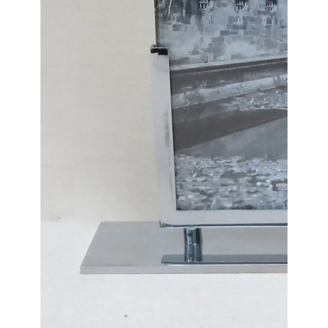 Vintage Art Deco French Chrome Picture Frame For Sale - Image 9 of 15