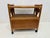 Vintage Coastal Rattan Bar Cart For Sale - Image 4 of 9