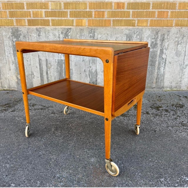 Model Thea Trolley by Yngve Ekström for Källemo, Sweden, 1954s For Sale - Image 9 of 9